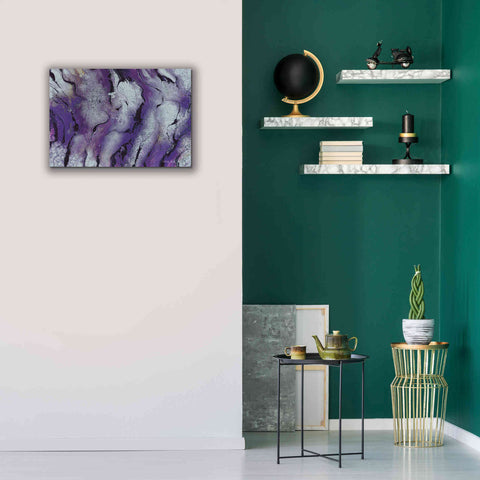 Image of 'Abstract in Purple III' by Cindy Jacobs, Canvas Wall Art,26 x 18