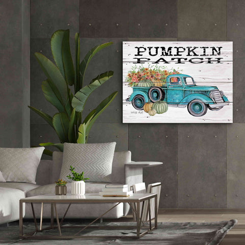 Image of 'Pumpkin Patch Truck' by Cindy Jacobs, Canvas Wall Art,54 x 40