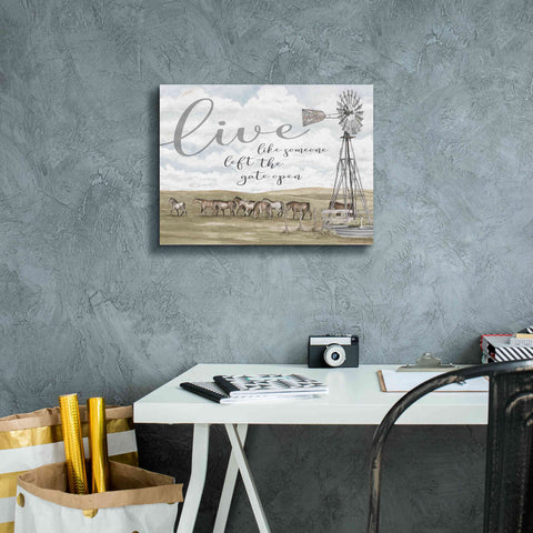 Image of 'Live Like Someone…' by Cindy Jacobs, Canvas Wall Art,16 x 12