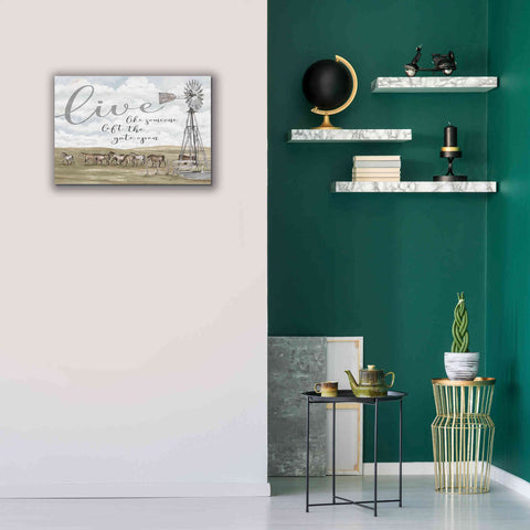 Image of 'Live Like Someone…' by Cindy Jacobs, Canvas Wall Art,26 x 18