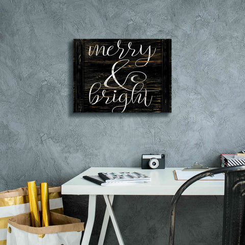 Image of 'Merry & Bright 2' by Cindy Jacobs, Canvas Wall Art,16 x 12