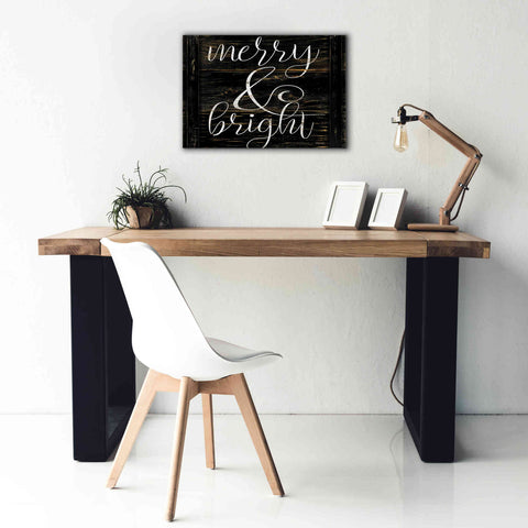 Image of 'Merry & Bright 2' by Cindy Jacobs, Canvas Wall Art,26 x 18