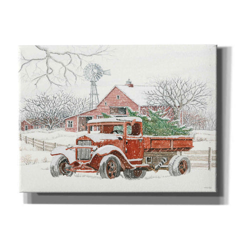 Image of 'Windmill Winter' by Cindy Jacobs, Canvas Wall Art