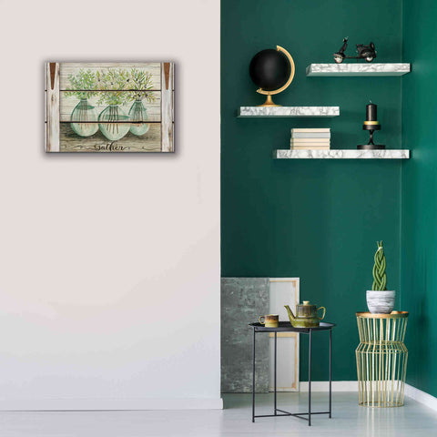 Image of 'Eucalyptus - Gather' by Cindy Jacobs, Canvas Wall Art,26 x 18