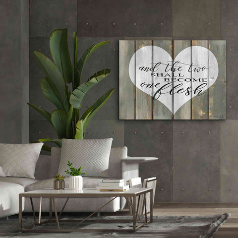 Image of 'And the Two' by Cindy Jacobs, Canvas Wall Art,54 x 40