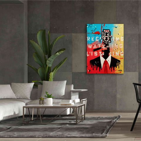 Image of 'NSA Camera Man' by AbcArtAttack, Canvas Wall Art,40 x 54