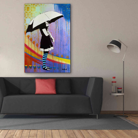 Image of 'Waiting for the Rain' by AbcArtAttack, Canvas Wall Art,40 x 60