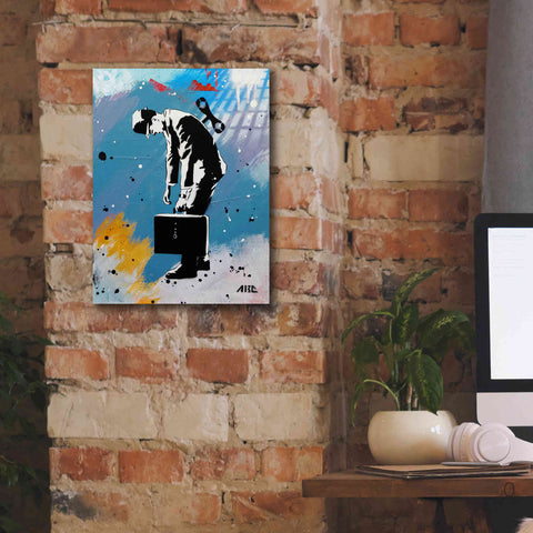 Image of 'Windup for the Wind Down' by AbcArtAttack, Canvas Wall Art,12 x 16