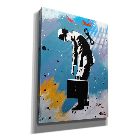 Image of 'Windup for the Wind Down' by AbcArtAttack, Canvas Wall Art