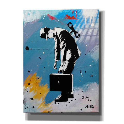 Image of 'Windup for the Wind Down' by AbcArtAttack, Canvas Wall Art