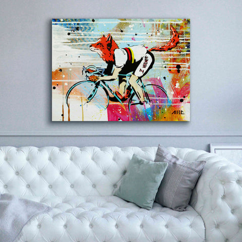 Image of 'Le Fox' by AbcArtAttack, Canvas Wall Art,54 x 40