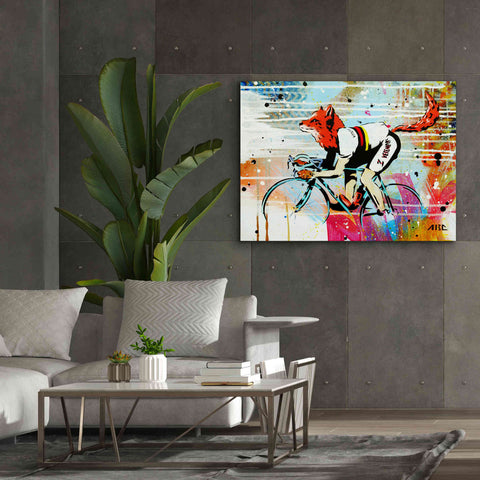 Image of 'Le Fox' by AbcArtAttack, Canvas Wall Art,54 x 40