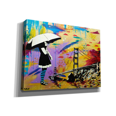 Image of 'Shelter at Bay' by AbcArtAttack, Canvas Wall Art