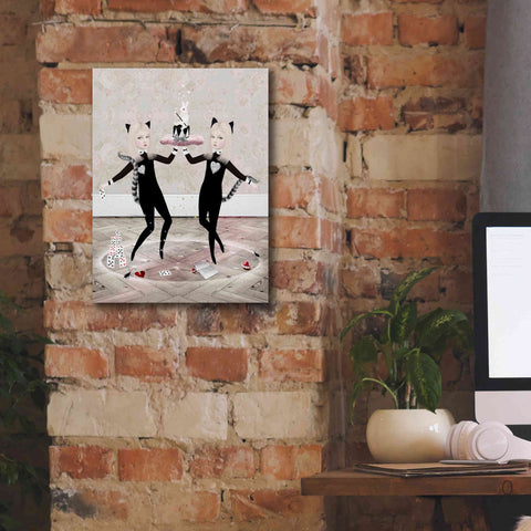 Image of 'The Newmars' by Art & Ghosts, Canvas Wall Art,12 x 16
