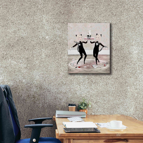 Image of 'The Newmars' by Art & Ghosts, Canvas Wall Art,20 x 24