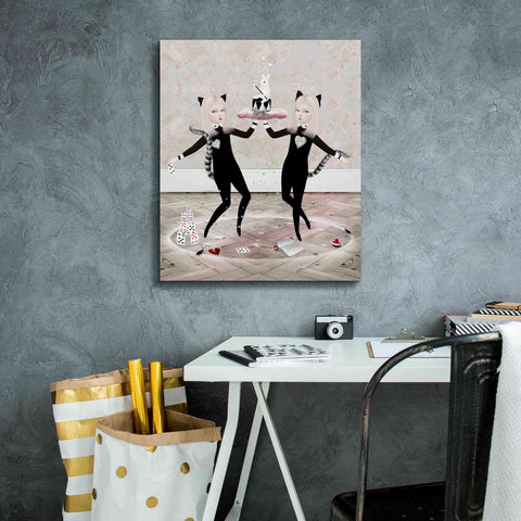Image of 'The Newmars' by Art & Ghosts, Canvas Wall Art,20 x 24