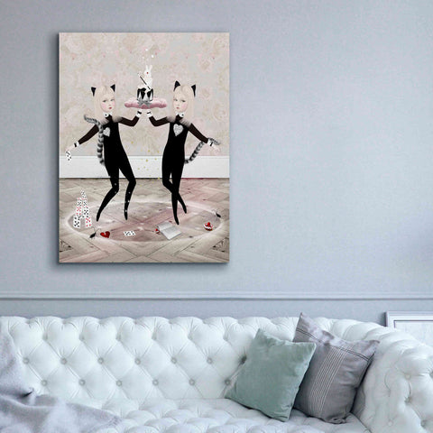 Image of 'The Newmars' by Art & Ghosts, Canvas Wall Art,40 x 54