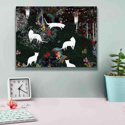 Image of 'Cat Heaven' by Art & Ghosts, Canvas Wall Art,16 x 12