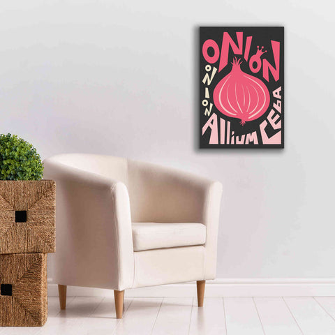 Image of 'Kitchen Onion' by Ayse, Canvas Wall Art,18 x 26