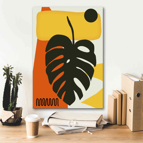 Image of 'Tropical Leaves Two' by Ayse, Canvas Wall Art,18 x 26