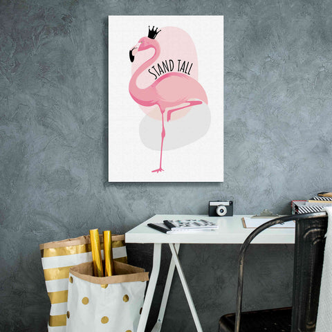 Image of 'Flamingo' by Ayse, Canvas Wall Art,18 x 26