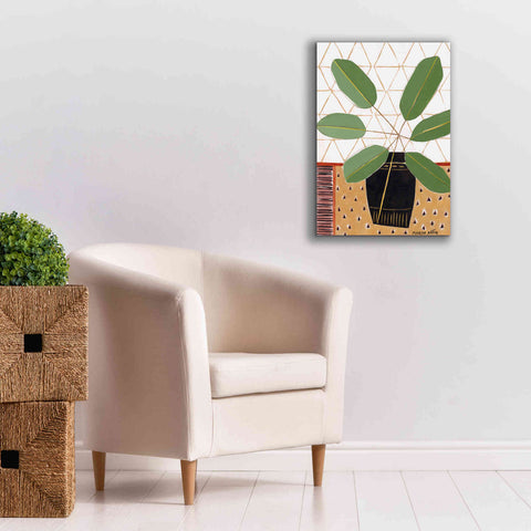 Image of 'Gold Tablecloth 4' by Marisa Anon, Canvas Wall Art,18 x 26