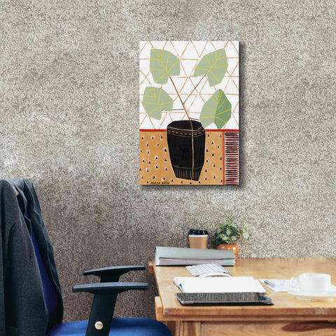 Image of 'Gold Tablecloth 5' by Marisa Anon, Canvas Wall Art,18 x 26