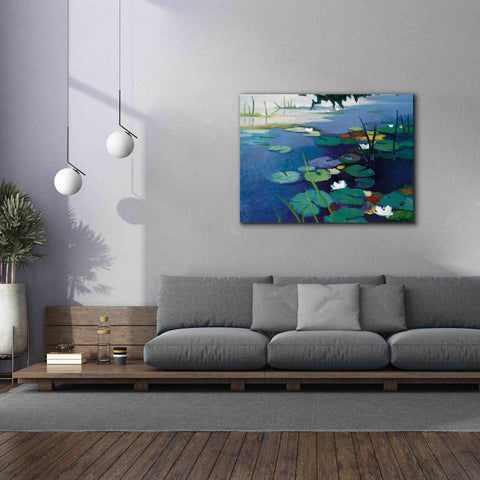 Image of 'Water Lilies' by Tadashi Asoma, Canvas Wall Art,54 x 40