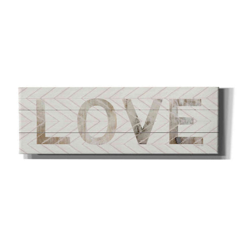 Image of 'Love Chevron' by Cindy Jacobs, Canvas Wall Art