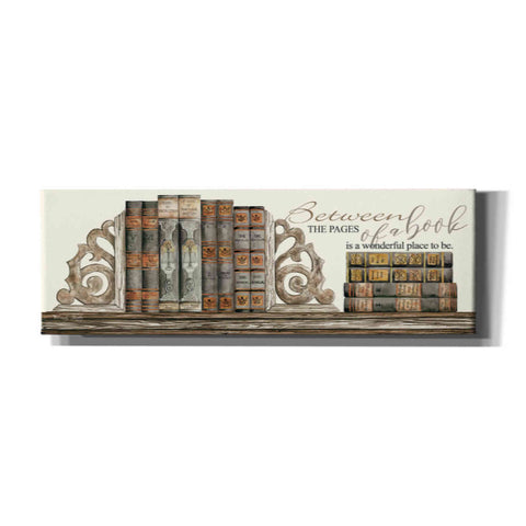 Image of 'Between the Pages of a Book' by Cindy Jacobs, Canvas Wall Art