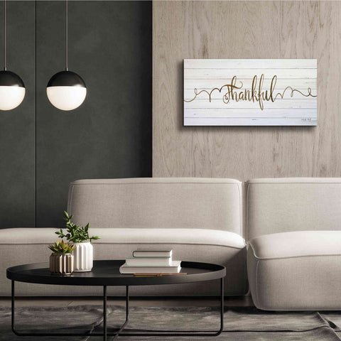 Image of 'Thankful' by Cindy Jacobs, Canvas Wall Art,40 x 20