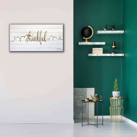 Image of 'Thankful' by Cindy Jacobs, Canvas Wall Art,40 x 20