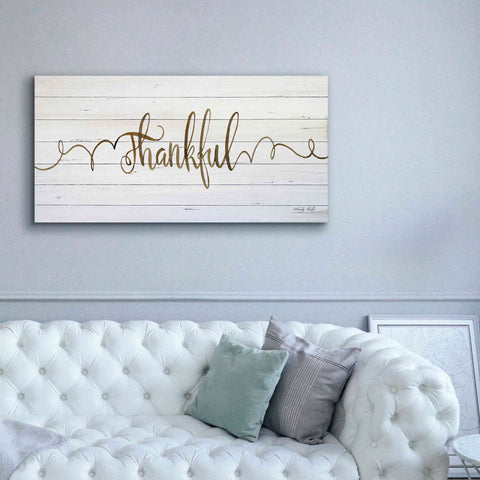 Image of 'Thankful' by Cindy Jacobs, Canvas Wall Art,60 x 30