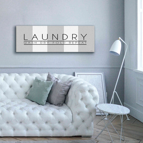 Image of 'Laundry - Wash, Dry, Fold, Repeat 1' by Cindy Jacobs, Canvas Wall Art,60 x 20