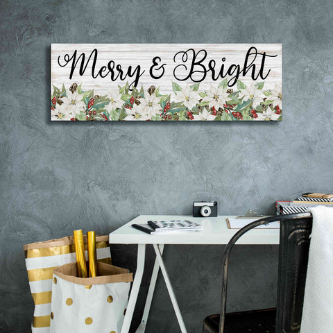 Image of 'Merry & Bright' by Cindy Jacobs, Canvas Wall Art,36 x 12