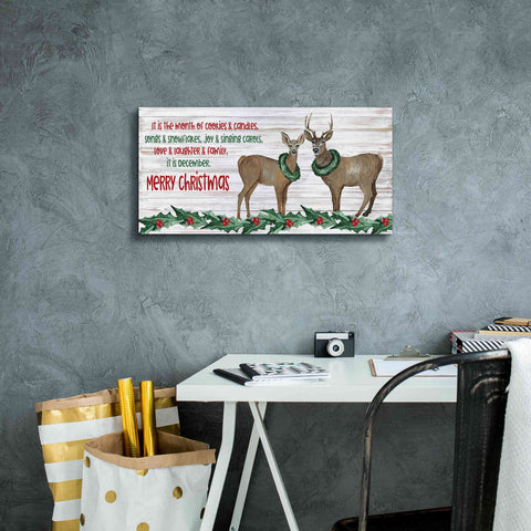 Image of 'It is December' by Cindy Jacobs, Canvas Wall Art,24 x 12
