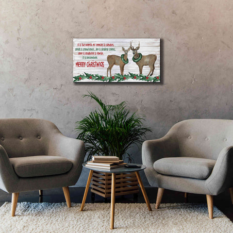 Image of 'It is December' by Cindy Jacobs, Canvas Wall Art,40 x 20