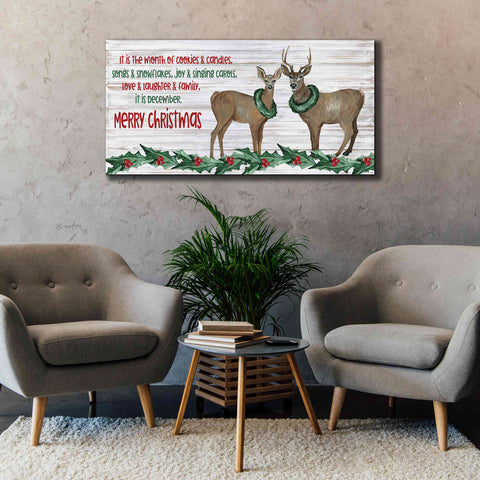 Image of 'It is December' by Cindy Jacobs, Canvas Wall Art,60 x 30