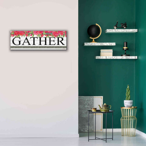 Image of 'Fuchsia Gather' by Cindy Jacobs, Canvas Wall Art,36 x 12