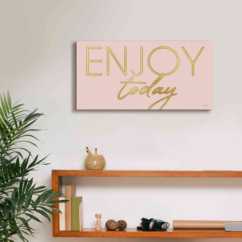 Image of 'Enjoy Today' by Cindy Jacobs, Canvas Wall Art,24 x 12
