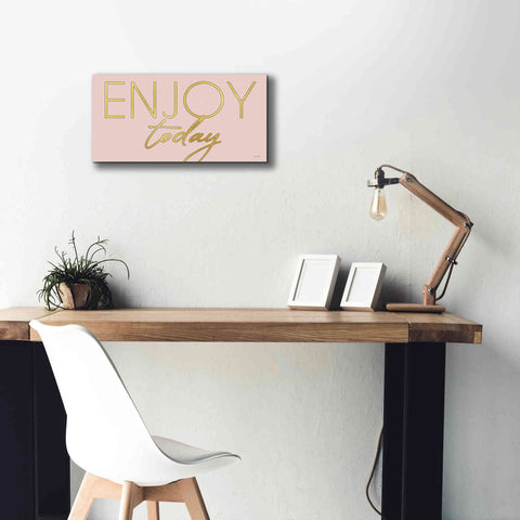 Image of 'Enjoy Today' by Cindy Jacobs, Canvas Wall Art,24 x 12
