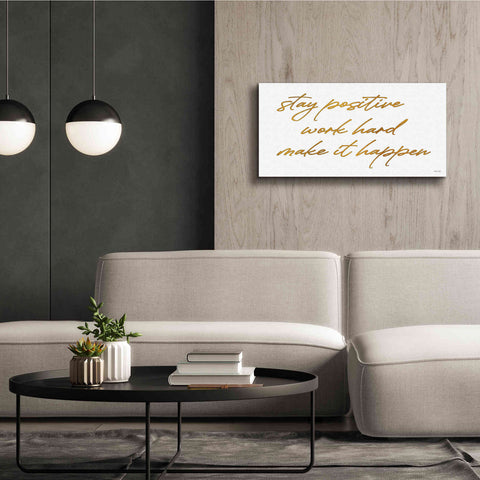 Image of 'Stay Positive' by Cindy Jacobs, Canvas Wall Art,40 x 20