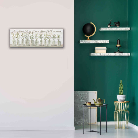 Image of 'Accept What Is' by Cindy Jacobs, Canvas Wall Art,36 x 12