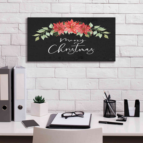 Image of 'Merry Christmas Simply' by Cindy Jacobs, Canvas Wall Art,24 x 12