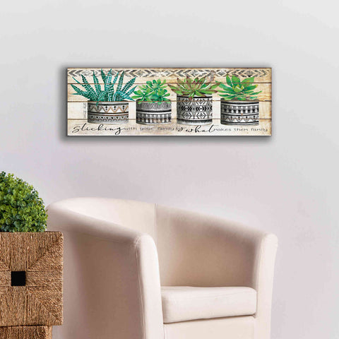 Image of 'Sticking with Your Family' by Cindy Jacobs, Canvas Wall Art,36 x 12