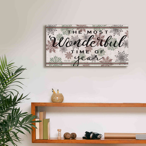 Image of 'The Most Wonderful Time of the Year' by Cindy Jacobs, Canvas Wall Art,24 x 12