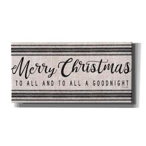 Image of 'Merry Christmas to All' by Cindy Jacobs, Canvas Wall Art