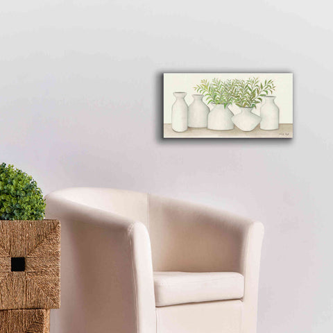 Image of 'Simplicity in White II' by Cindy Jacobs, Canvas Wall Art,24 x 12