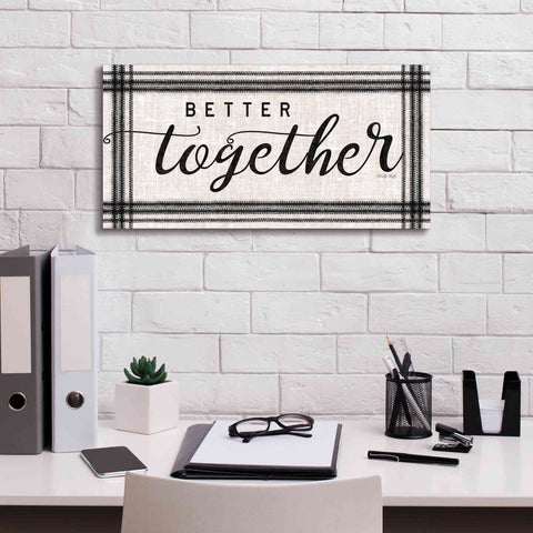 Image of 'Better Together' by Cindy Jacobs, Canvas Wall Art,24 x 12