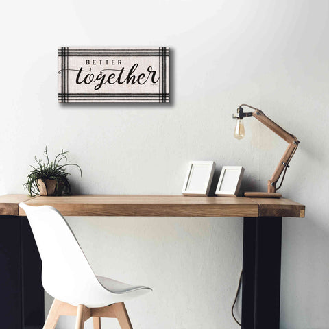 Image of 'Better Together' by Cindy Jacobs, Canvas Wall Art,24 x 12